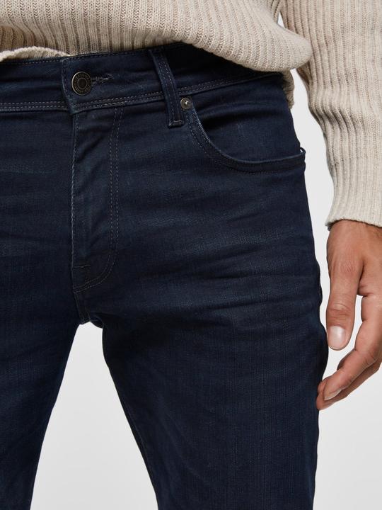 Produktbild Selected Homme 6155 – Superstretch Blauschwarz Straight Fit Jeans (W31/L32)