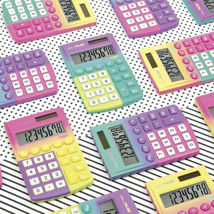 Image du produit et calculatrice 8 Position Pocet (Cellules solaires, Piles)
