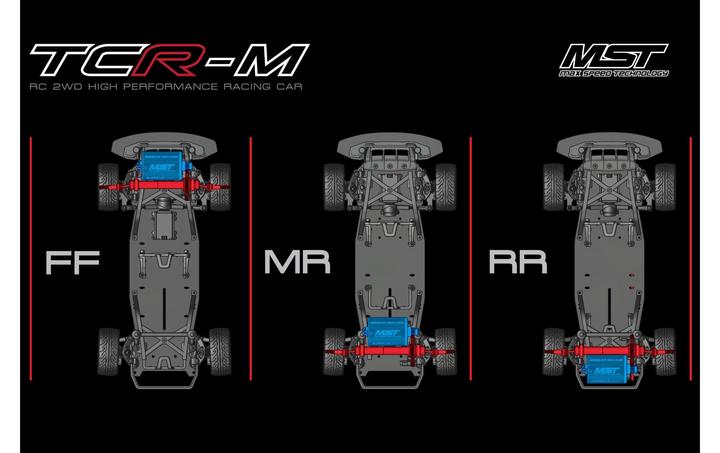 Produktbild MST Tourenwagen TCR-M FF/MR/RR mit MX-5 (Kit)