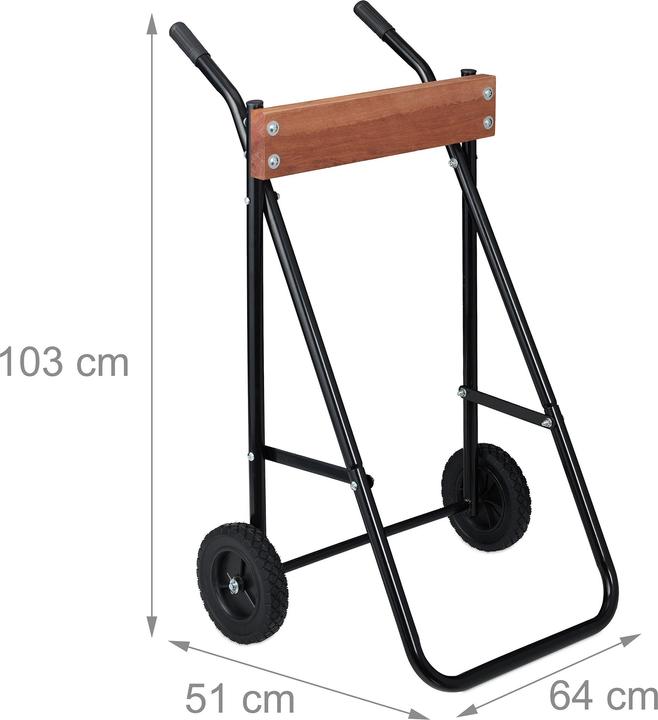 Image du produit Relaxdays Béquille de hors-bord