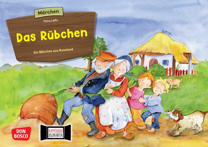 Produktbild Kamishibai Bildkartenset - Das Rübchen (Deutsch, Petra Lefin, 2023)