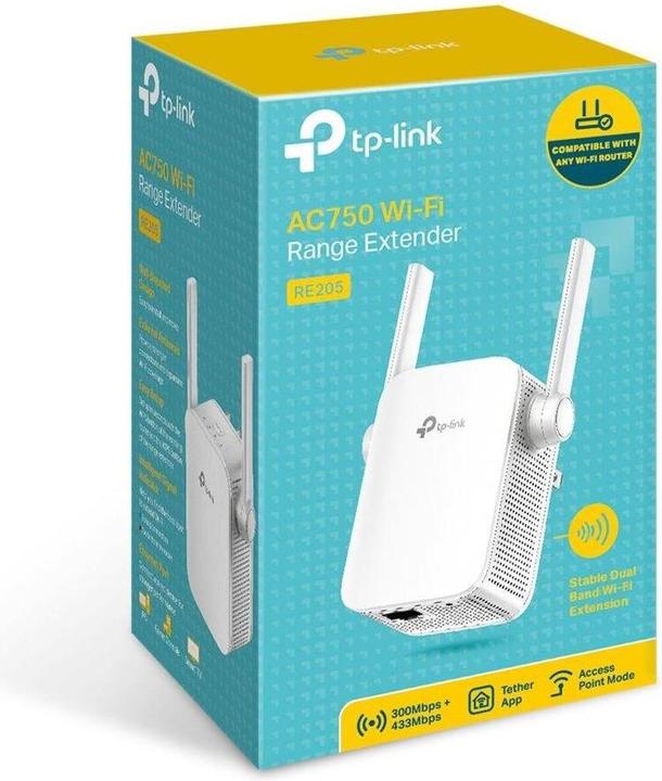 Immagine prodotto TP-Link RE205 (433 Mbit/s, 300 Mbit/s)