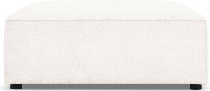 Actual product image Micadoni Boucle Pouf, "Jodie", 1 Seat, 102x80x40Made in Europe (Cushioned stools)
