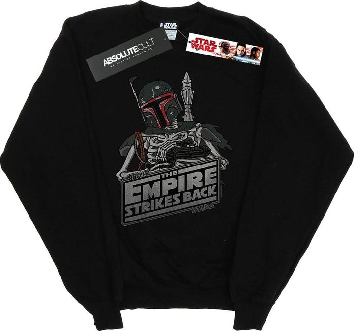 Immagine prodotto Star Wars Boba Fett Skeleton Felpa Ragazzi (140, 146)