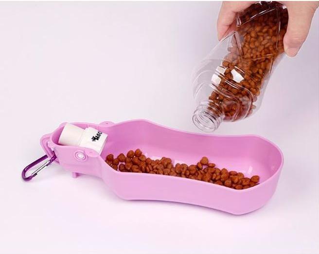 Immagine prodotto MU Classic Distributore portatile di acqua per cani della serie Terry (280 ml) (0.28 l)
