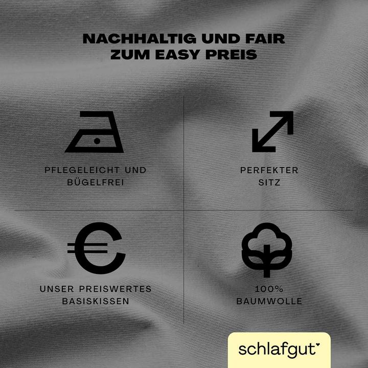 Actual product image schlafgut Easy Jersey (Duvet cover, 40 x 80 cm)