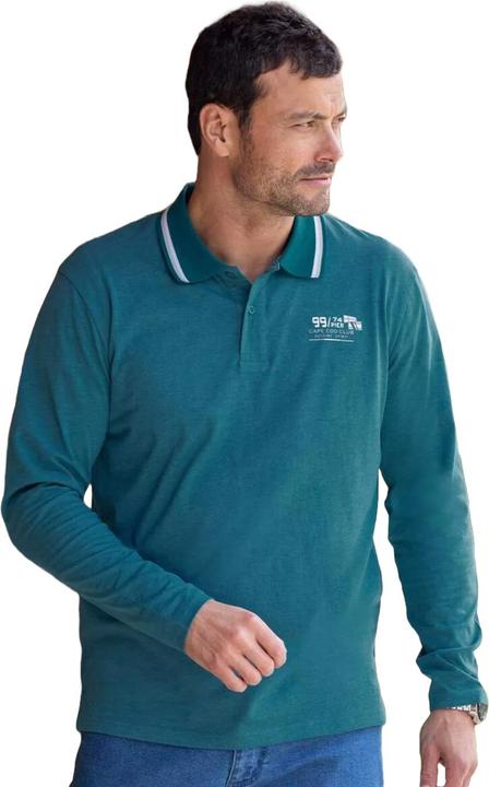 Immagine prodotto Atlas For Men Maglietta Polo Casual Manica Lunga Uomo Misura Confezione 2 (5XL)