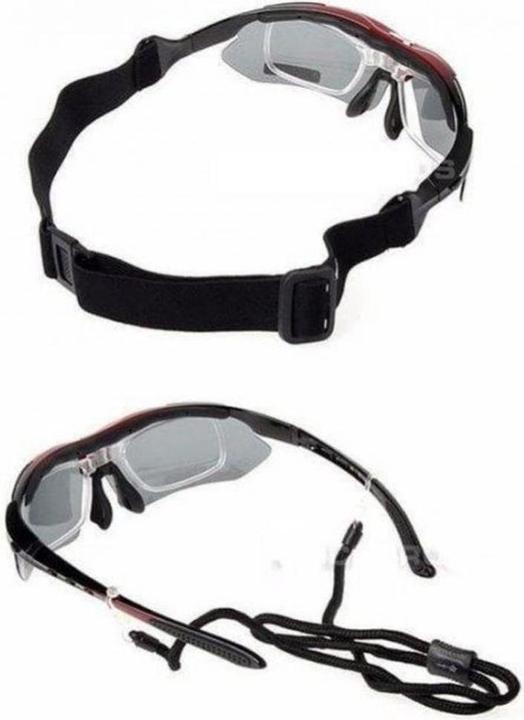 Immagine prodotto Rockbros 10003 occhiali da ciclismo polarizzati - nero (Nero, Nero)