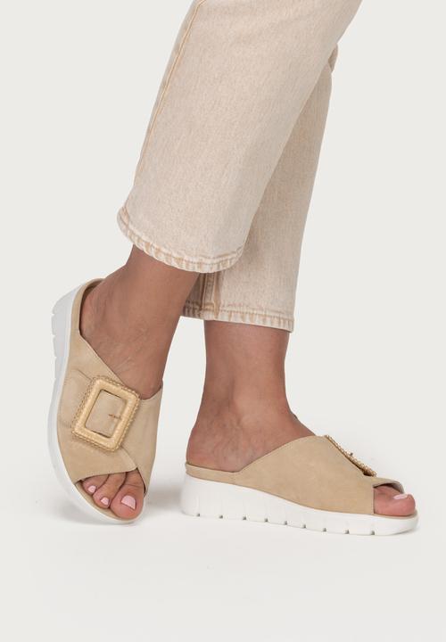 Produktbild Vitaform Pantolette Veloursleder Supersoft (37)
