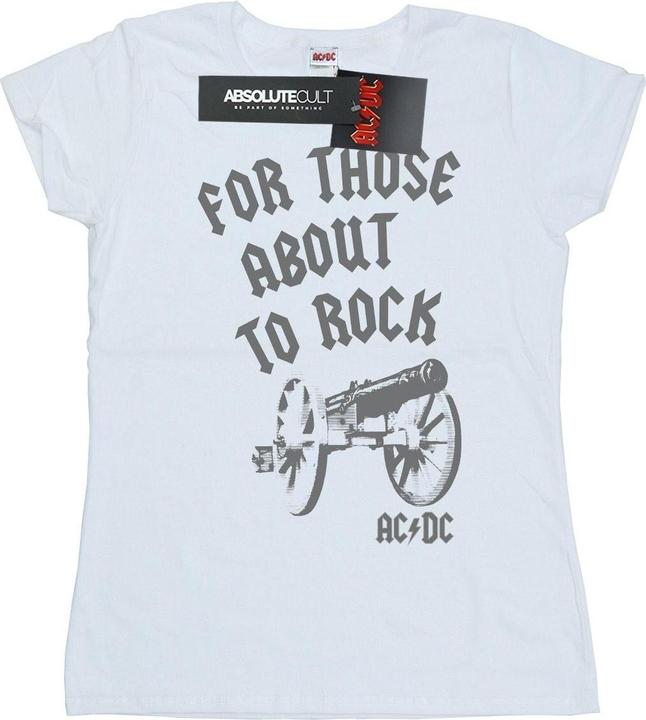 AC/DC Für die die rocken wollen Kanone BaumwollTShirt