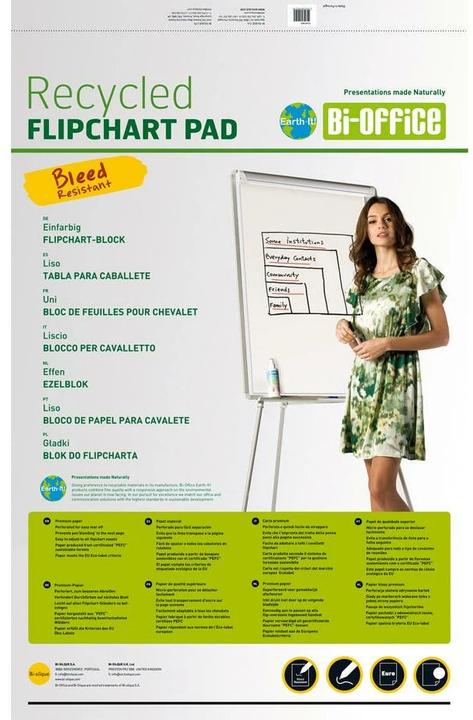 Produktbild Bi-Office Flipchartpapier 20 Blatt,5er Pack