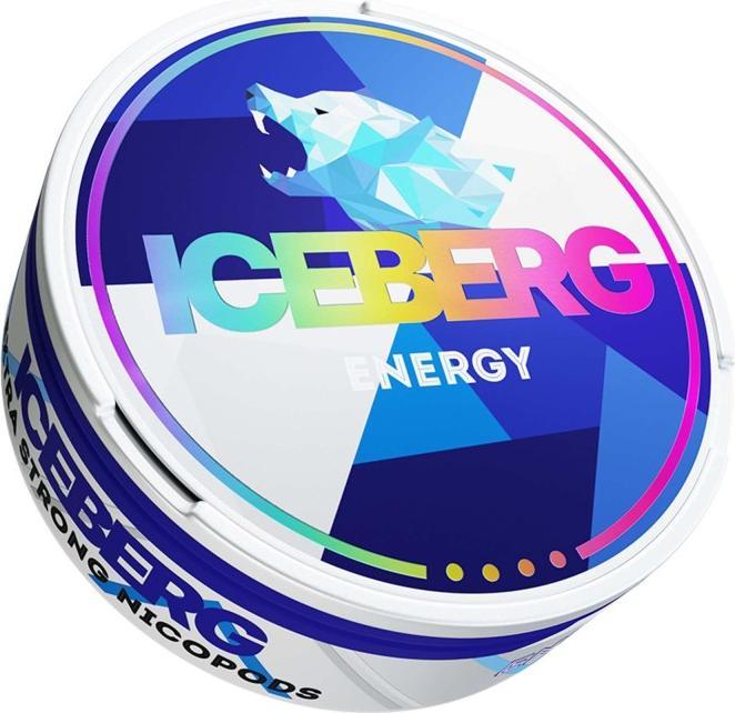 Actual product image Iceberg Energy (Nicotine Pouches, 50 mg)