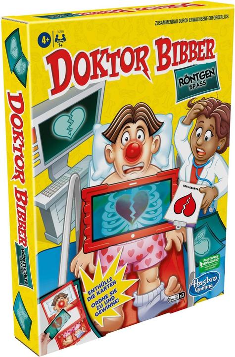 Immagine prodotto Hasbro Gaming Gioco per bambini Doctor Bibber - divertimento ai raggi X (Tedesco)
