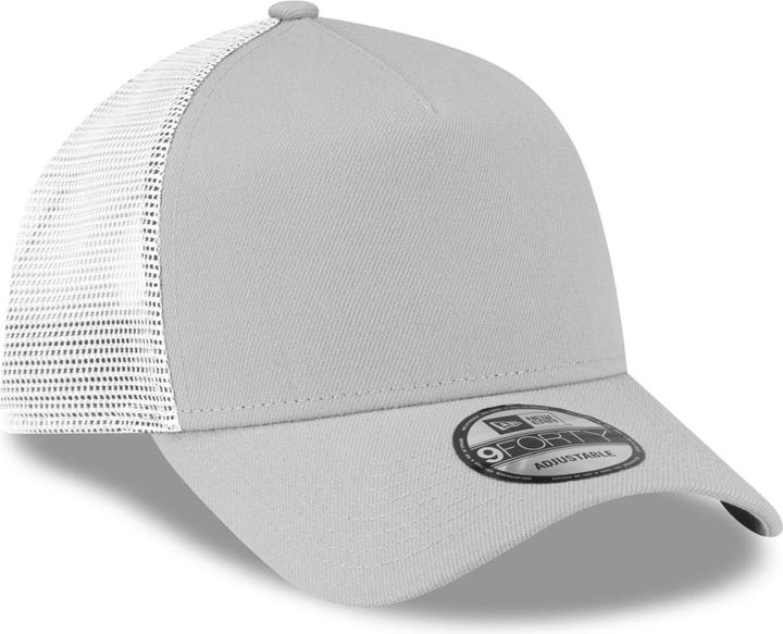 Actual product image New Era A-Frame Mesh Trucker Cap - ESSENTIAL gris