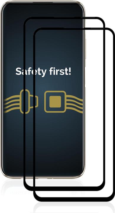 Produktbild Savvies Full-Screen Displayschutz Panzerglas Schutzglas (2 Stück, Huawei P40 Lite)