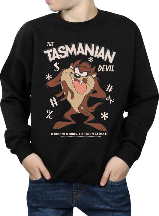 Actual product image Looney Tunes Boys Tasmanian Devil Vintage Sweatshirt (128)