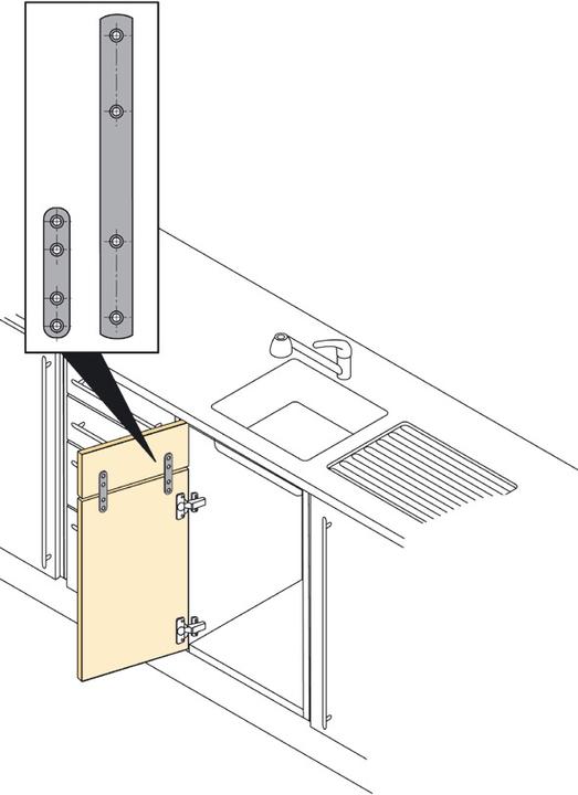 Produktbild Hettich Verbindungsplatten (Nagelplatte, 1 Stk.)