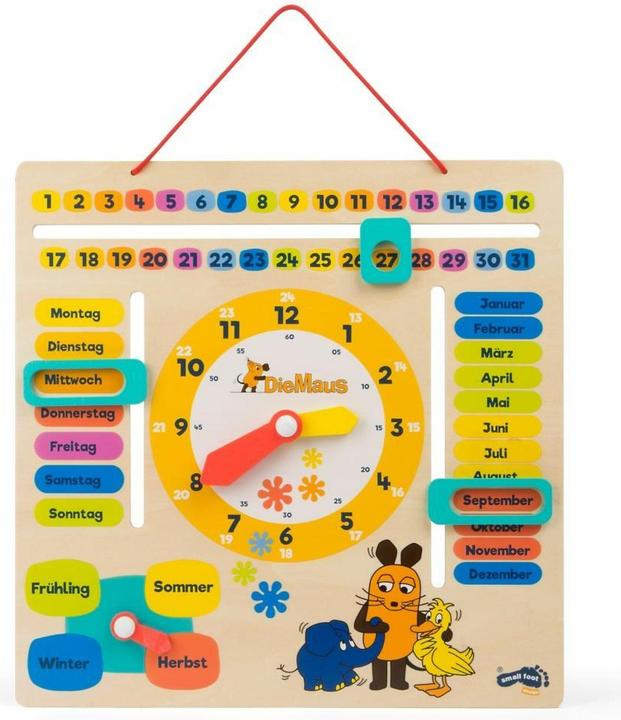 Actual product image small foot The mouse learning board (German)