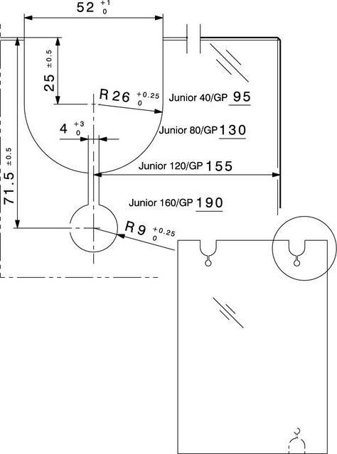 Produktbild HAWA Schiebetürbeschläge -Junior 120/GP