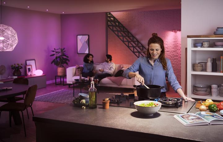 Image du produit Philips Hue Set de démarrage White & Color Ambiance (GU10, 5.70 W, 350 lm, 3 x, G)