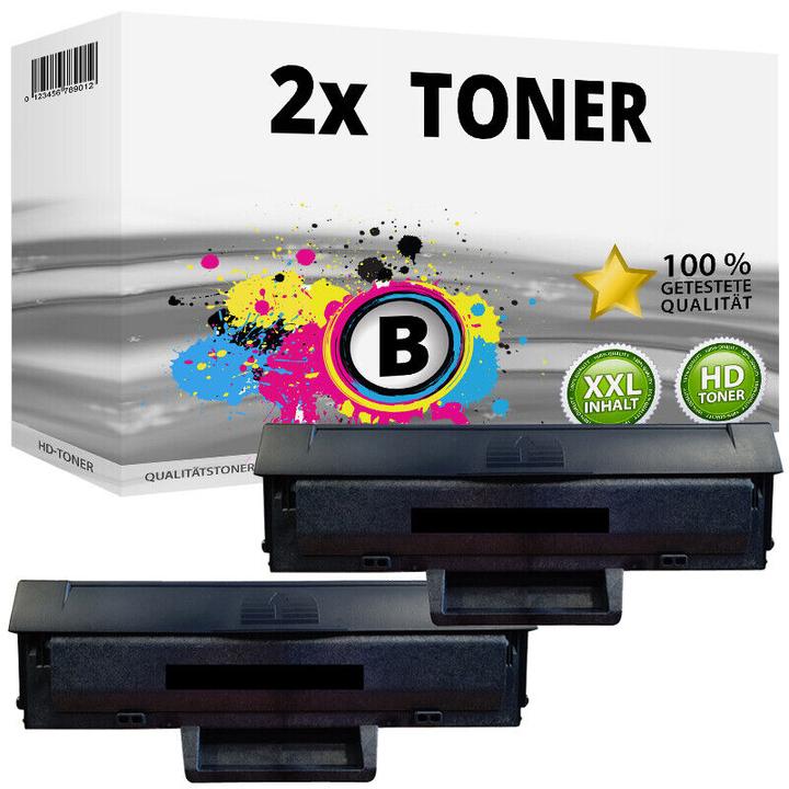 Immagine prodotto Druckfuxx 2 Toner für HP Laser 107w 107 a r MFP 135 wg ag 137 fwg 138 fnw 106A W