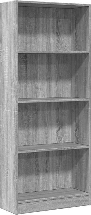 Image du produit VidaXL Bücherregal Regal Standregal Büroregal Aufbewahrungsregal Grau Sonoma (60 x 24 x 143 cm)
