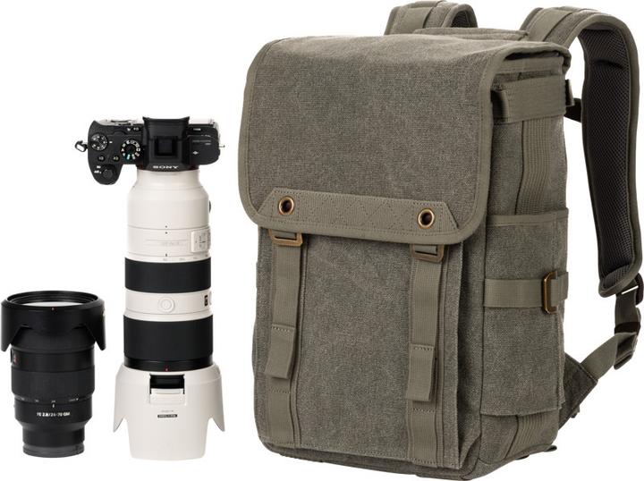 Immagine prodotto Think Tank Borsa fotografica Retrospective Backpack 15L Pinestone (Zaino per fotocamera, 15 l)