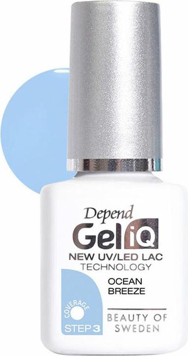 Produktbild Depend Gel iQ Color - Gel iQ Ocean Breeze 5 ml (Ocean Breeze, Gel-Effekt Nagellack)