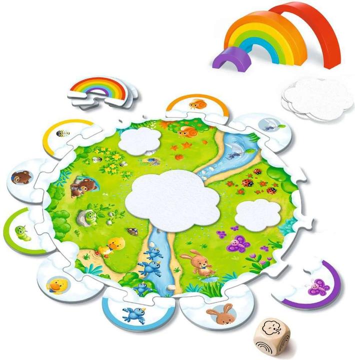 Actual product image Ravensburger RAV ministeps: Emil's b. Rainbow Game 04582 (German, French, Italian)