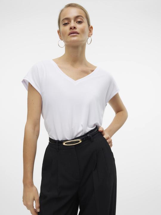 Produktbild Vero Moda V-Ausschnitt Oberteil mit kurzen Ärmeln (XL)