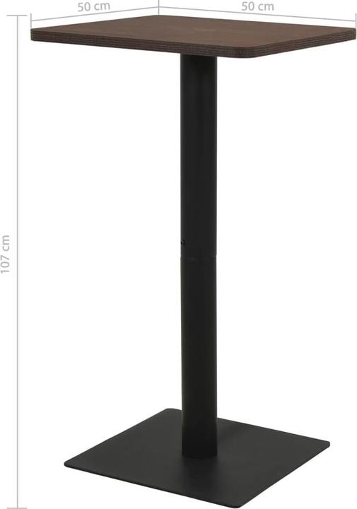 Immagine prodotto VidaXL Bartisch (50 x 50 x 107 cm)