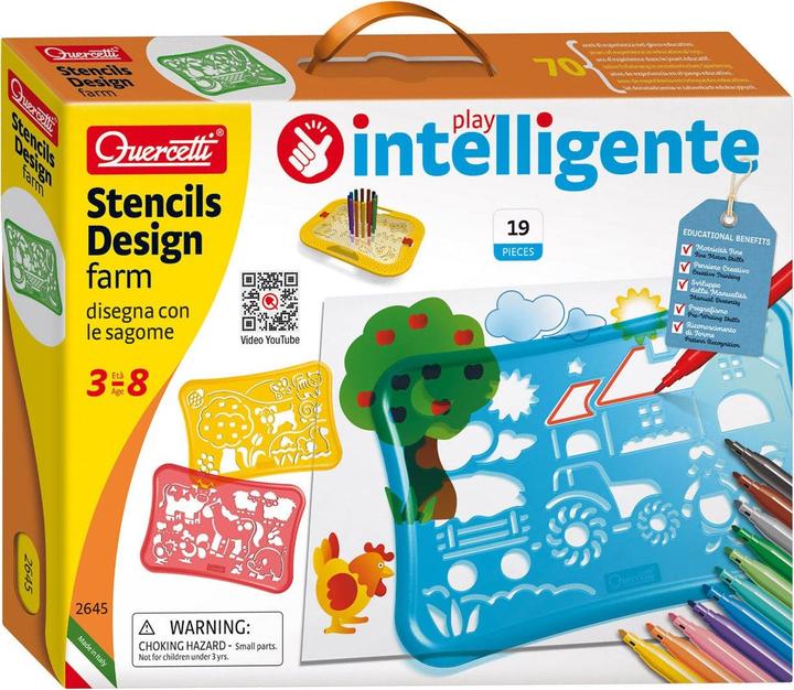 Immagine prodotto Quercetti Set di design per stencil Farm