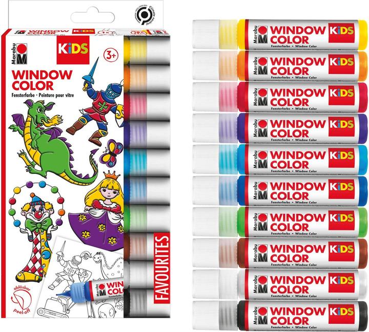 Produktbild Marabu Window Color Fun & Fancy (Multicolor, 250 ml)