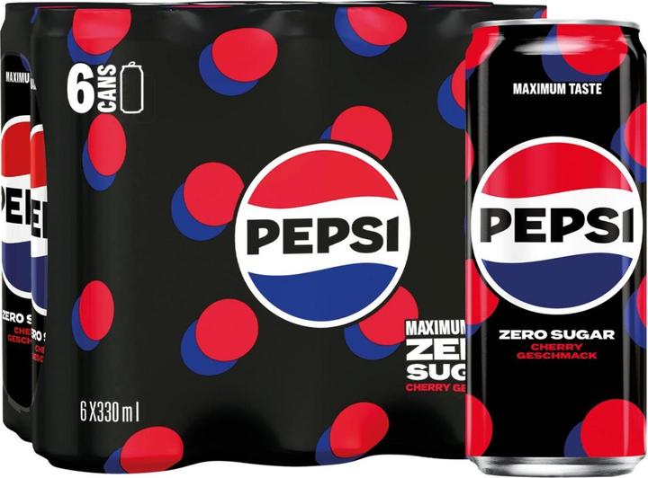 Produktbild Pepsi Zero Cherry (6 x 33 cl)