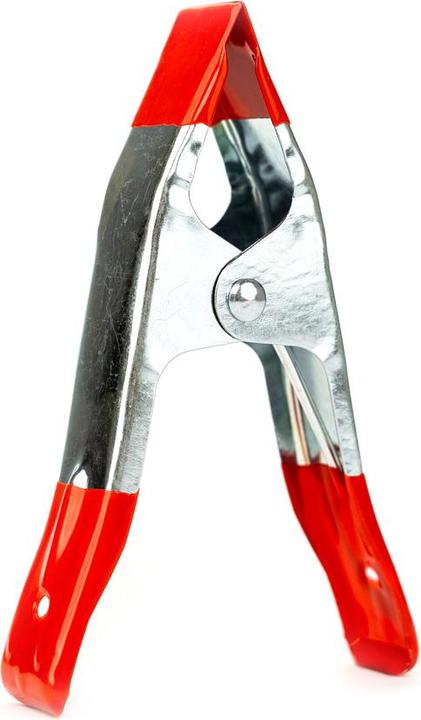 Actual product image Caruba Metal Multi-Spring Clamp 6 inch red