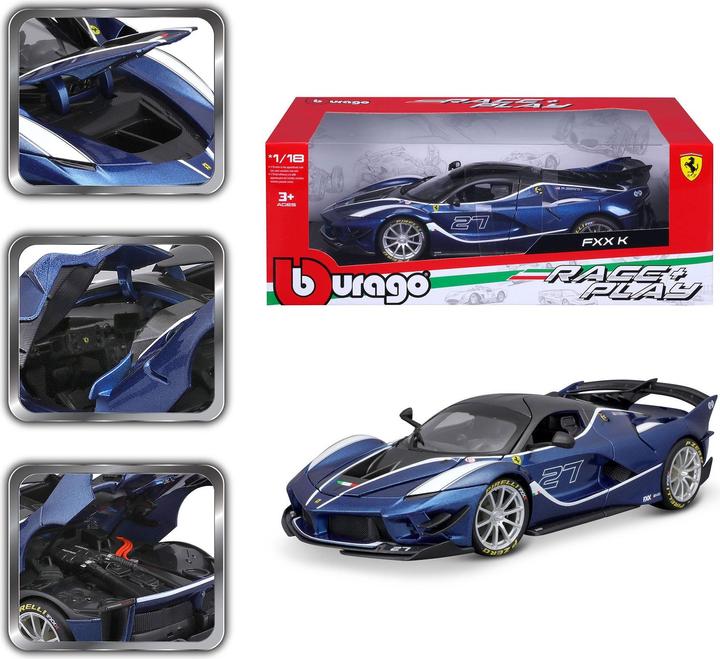 Actual product image Bburago Ferrari R&P FXX-K Evo
