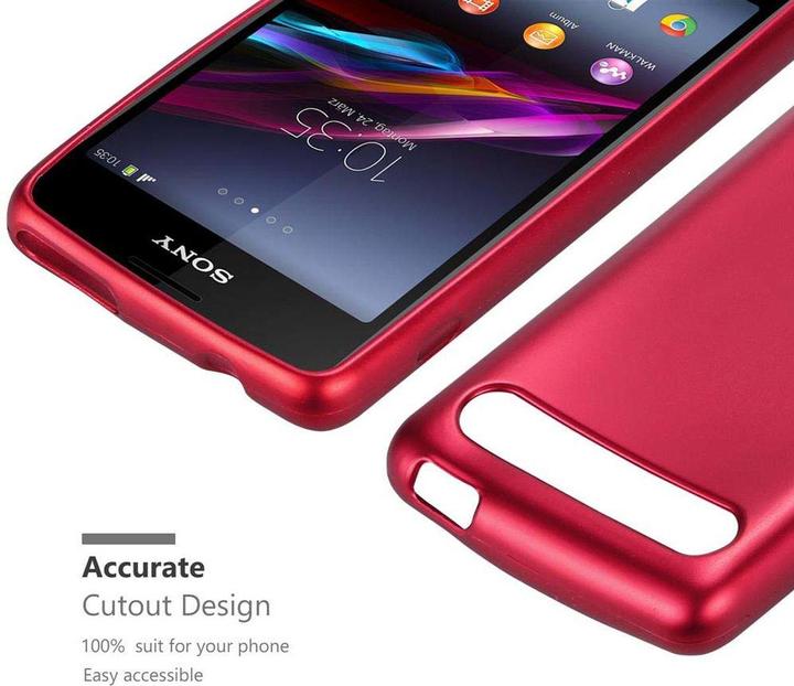 Image du produit Cadorabo Couverture métallique mate TPU (Sony Xperia E1)