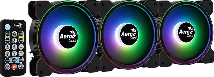 Produktbild AeroCool Saturn 12F ARGB Pro Hauptplatine Ventilator (120 mm, 3 x)