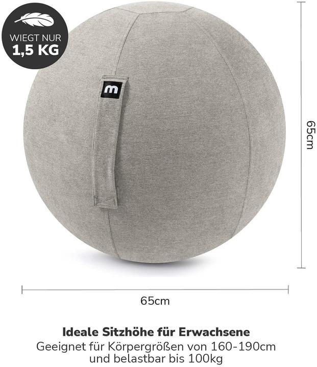 Image du produit Mokebo Ergonomischer Sitzball für Büro & Schwangerschaft (65 cm)