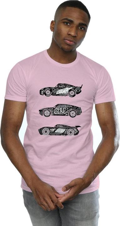 Image du produit Disney - T-shirt CARS TEXT RACERS - Homme (XL)