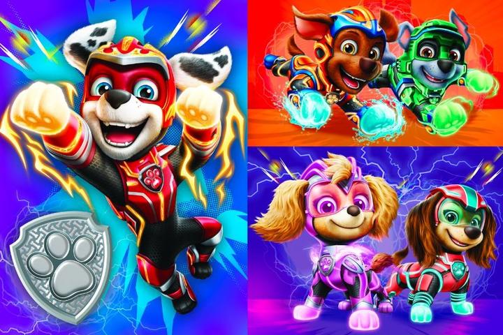 Produktbild Trefl Primo GIANT Puzzle 15 Teile + Malvorlage Paw Patrol Film (15 Teile)