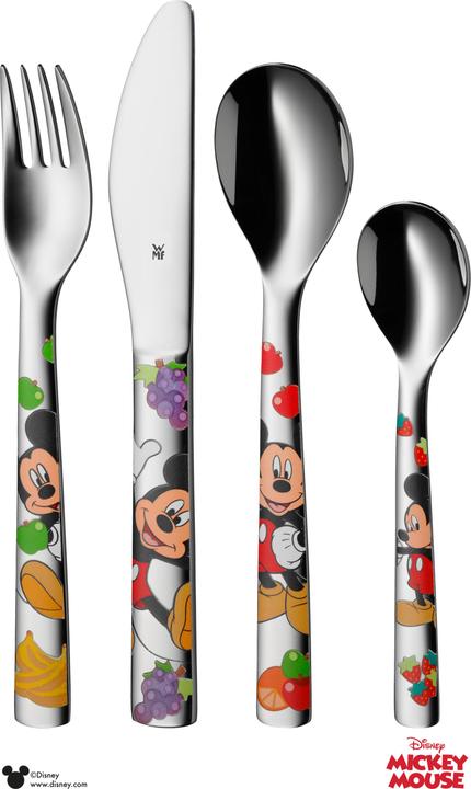 Produktbild WMF Kinderbesteck 4tlg Disney Mickey Mouse ab 3 Jahre Edelstahl poliert