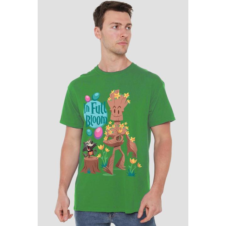 Actual product image Guardians of the Galaxy Mens In Full Bloom T-Shirt (L)