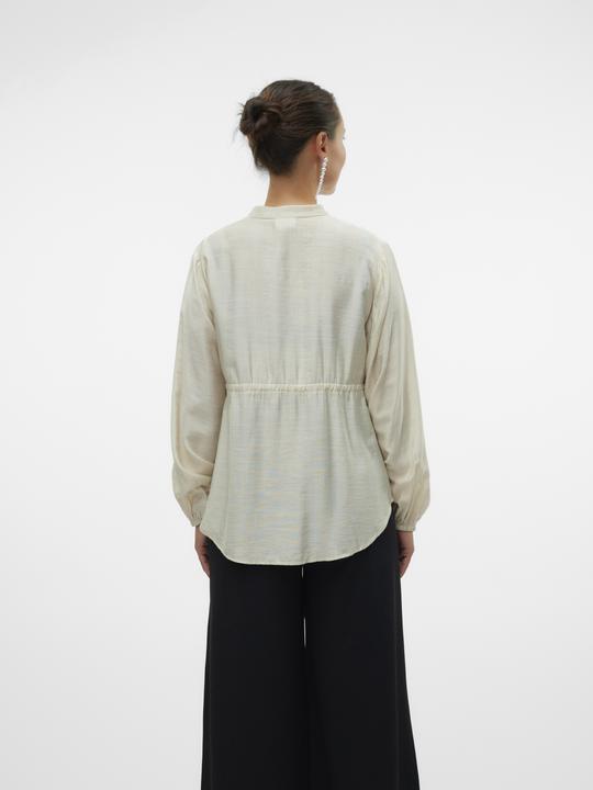 Image du produit Mamalicious Coupe normale Col mandarin Top Blouse (M)