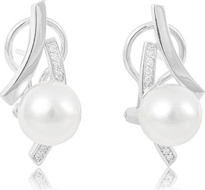 Produktbild Breuning OHRSCHMUCK - SÜDSEE-PERLE-ZP/Brill. 0,077 Ct. H/si (750/18 K Gold)