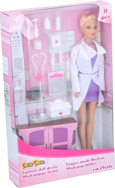 Actual product image Eddy Toys Fashion doll doctor 29cm PP