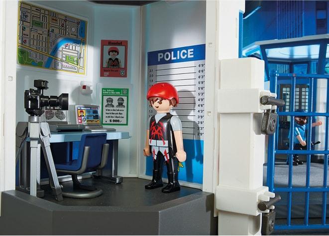 Immagine prodotto Playmobil Centro di comando della polizia internazionale con prigione (6872, Playmobil Città d'azione)
