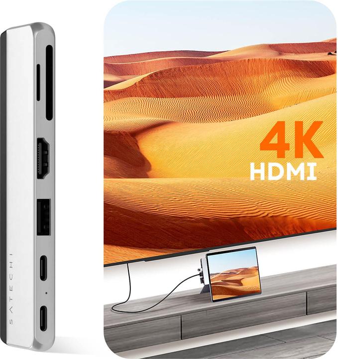 Image du produit Satechi Dual USB-C Hub (USB-C, 6 Ports)
