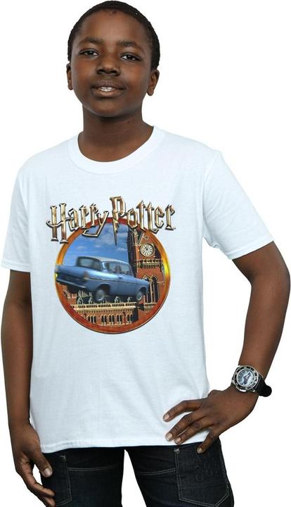 Actual product image Boys Flying Car T-Shirt (140, 146)
