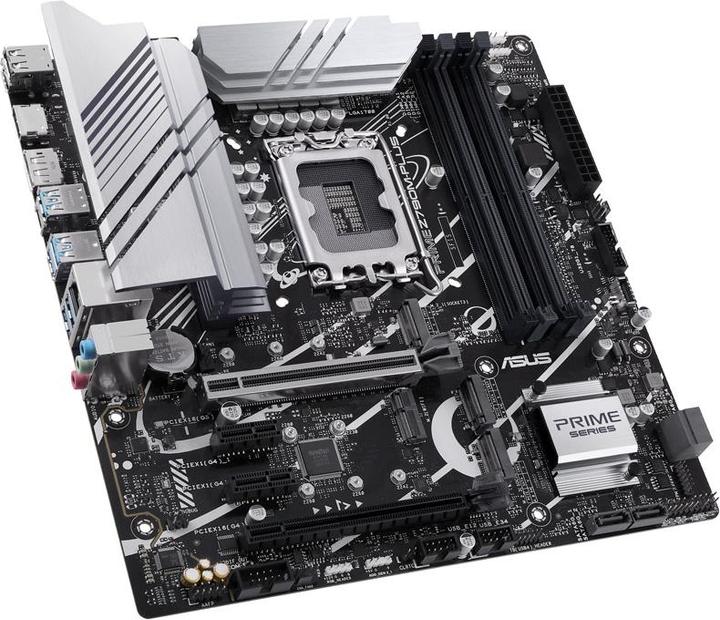 Image du produit ASUS MB PRIME Z790M-PLUS (Intel,1700,DDR5,mATX) (LGA 1700, Intel Z790, mATX)